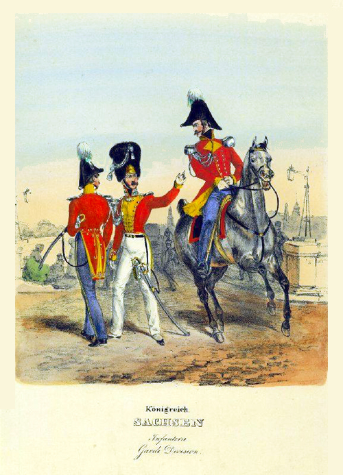 Garde-Division um 1838