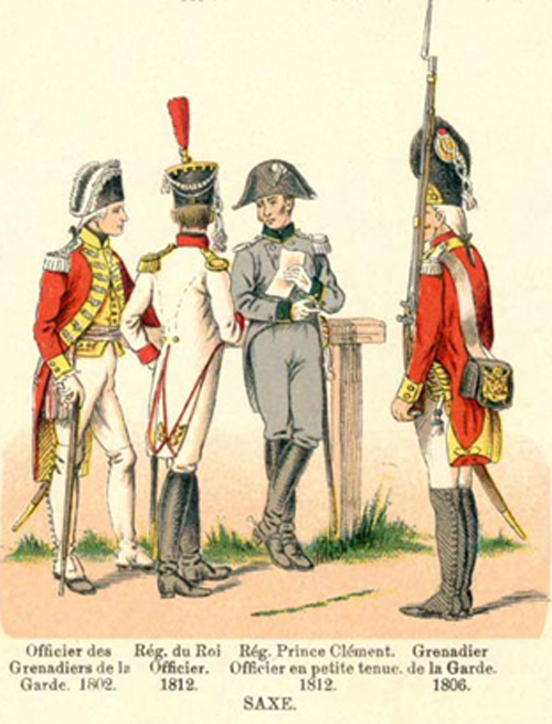 sächsische Infanterie um 1802
