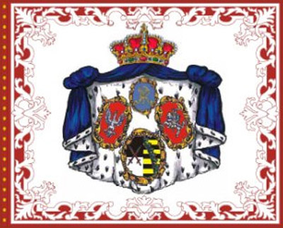 Leibfahne von 1732; Avers