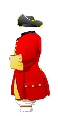 Musketier um 1700; Rekonstruktion