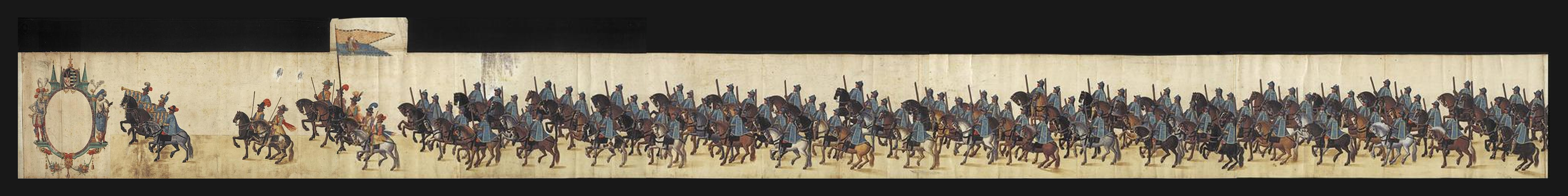 Aufzug einer Leibgarde,