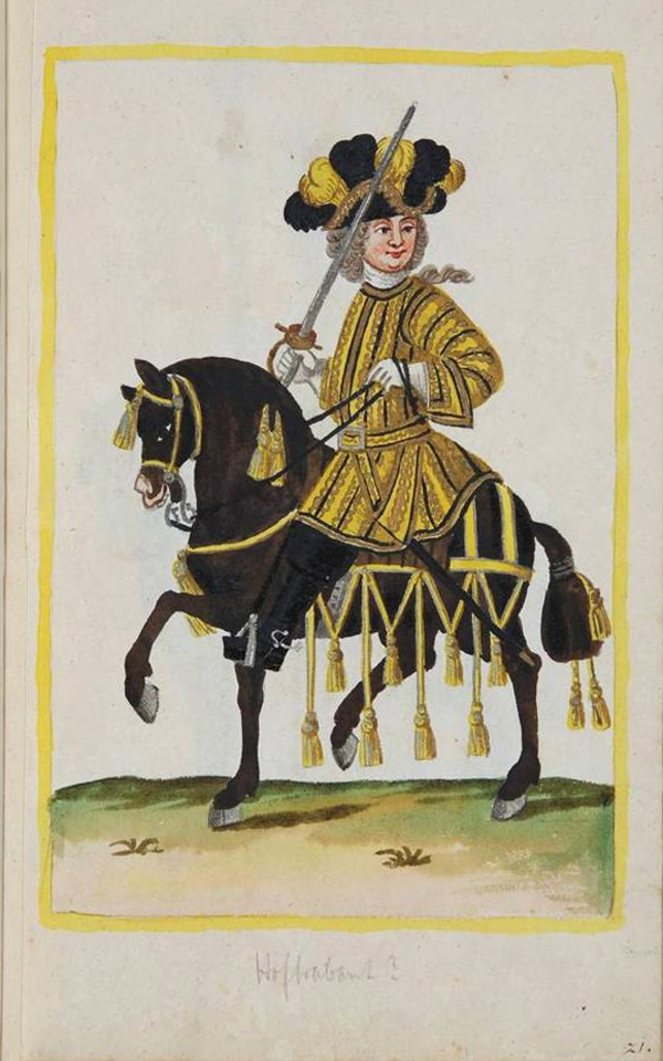 Sachsen um 1719 - Garde du Corps - Offizier