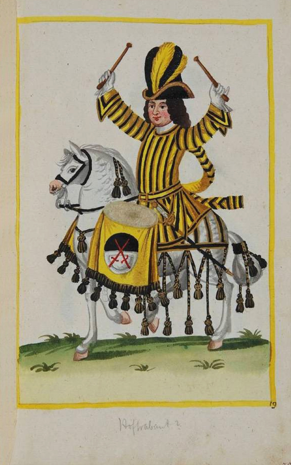 Sachsen um 1719 - Garde du Corps - Pauker
