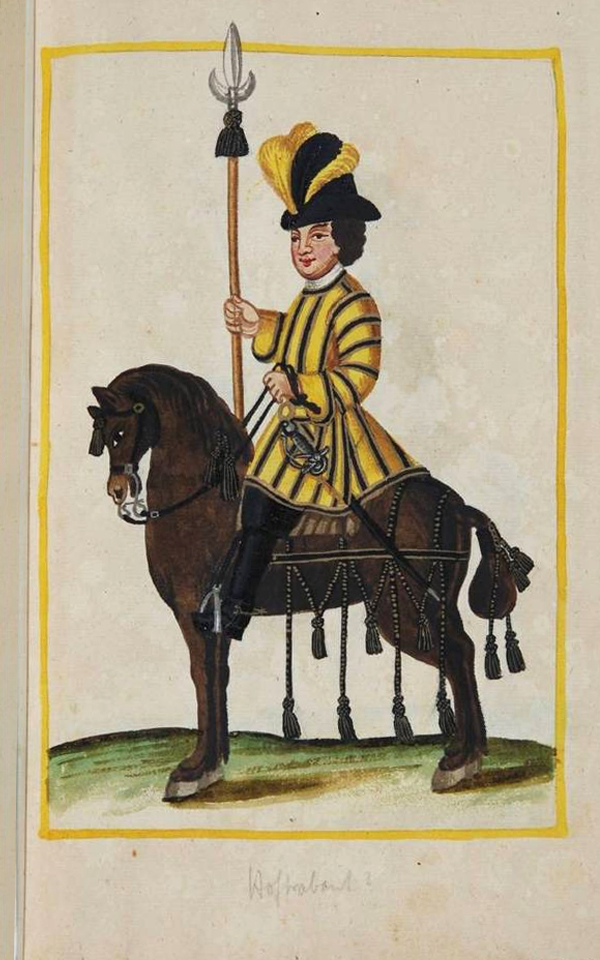 Sachsen um 1719 - Garde du Corps - Trabant