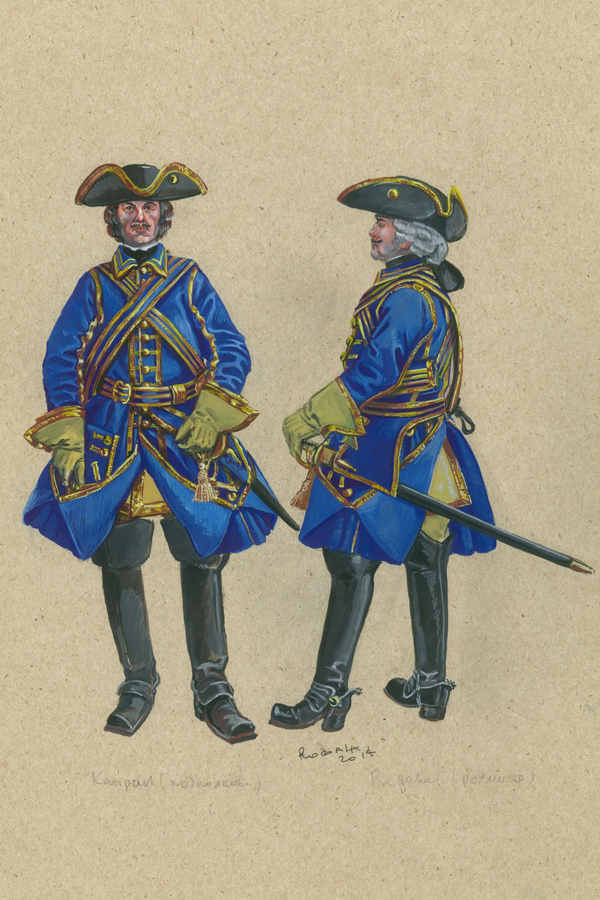 Korporal und Gefreiter des "Drabantkåren" um 1700