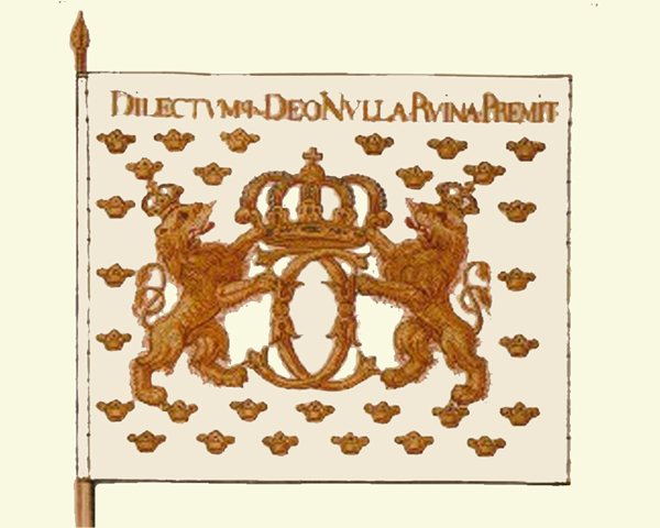 Rekonstruktion der Livgardet-Fahne