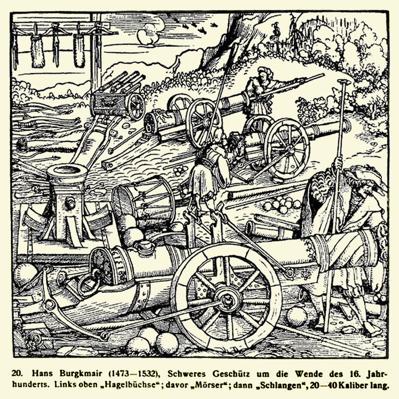 Burgkmair - Schweres Geschütz