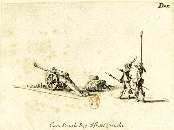 Callot - L'exercice du canon