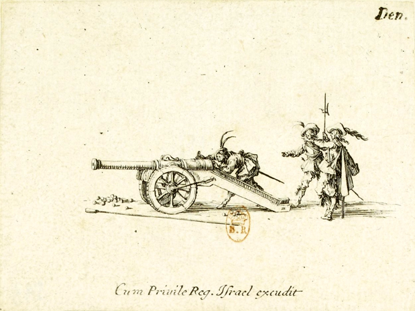 Callot - L'exercice du canon