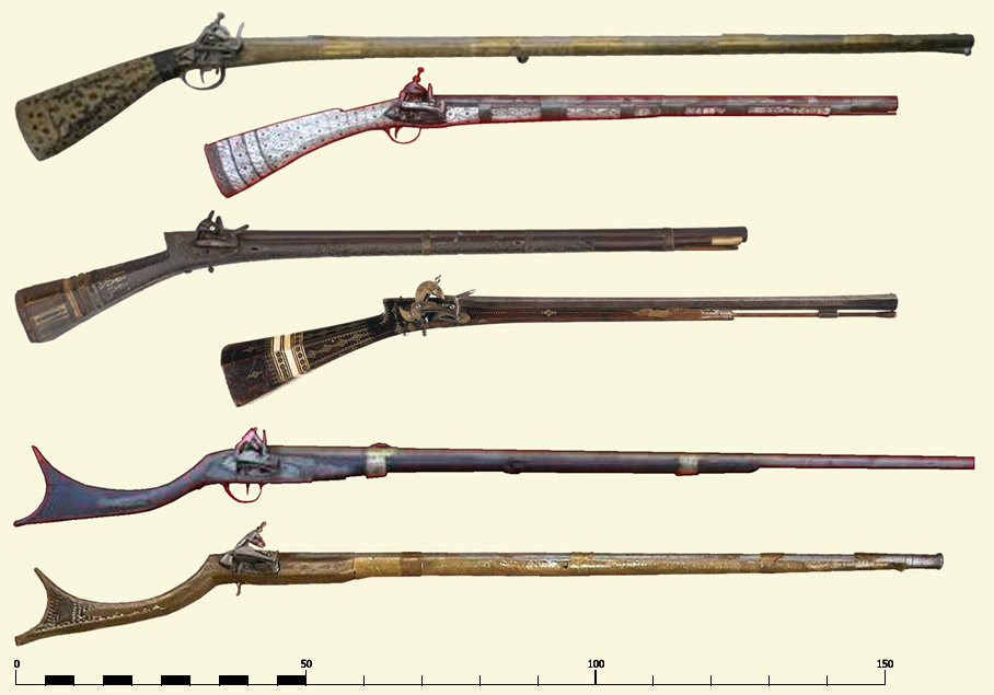 osmanische und balkanische Musketen