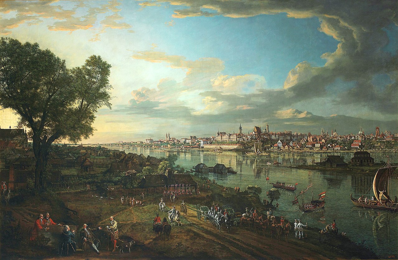 Canaletto: Warschau vom Praga-Ufer