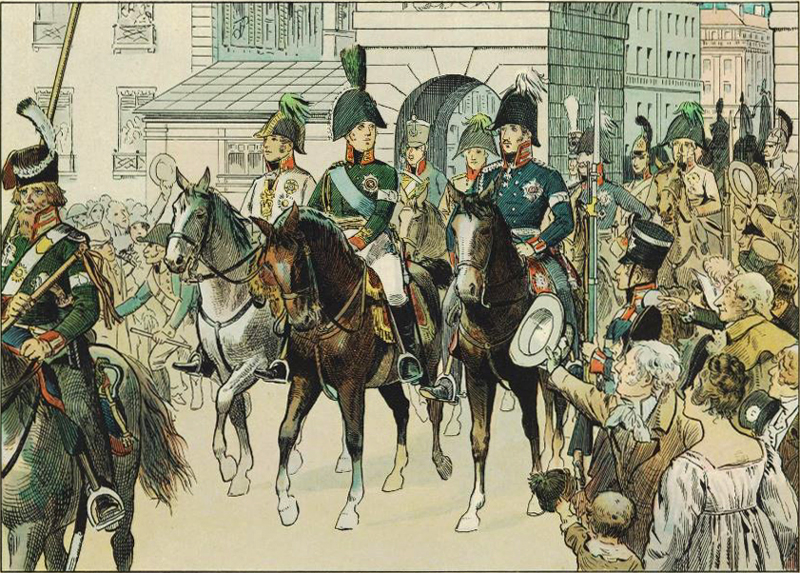 1815: Einzug der Alliierten in Paris
