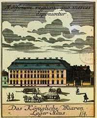 Berlin: Königliches Lagerhaus um 1750