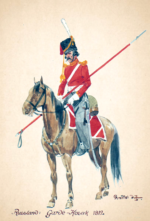 Garde-Cossak, 1812